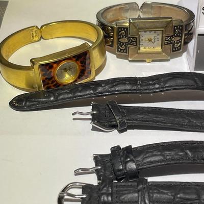 Lot of 16 Preowned Wristwatches in Good Condition Mostly all Needs Batteries Receive all as Pictured.