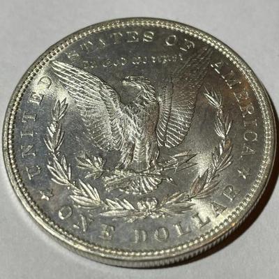 1884-P MS64 CONDITION MORGAN SILVER DOLLAR AS PICTURED.