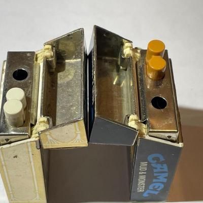 2-Vintage Camel Advertisement Cigarette Lighters in Good Preowned Condition.