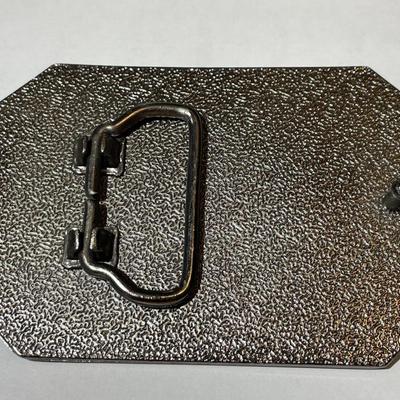 Vietnam Era POW-MIA You Are Not Forgotten Enameled Belt Buckle in Good Preowned Condition.