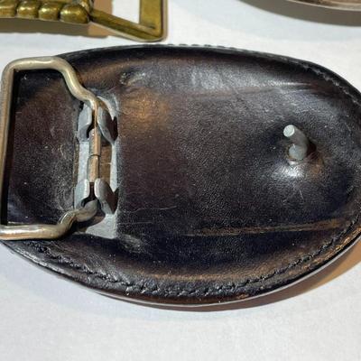 3-Vintage Mid-Century Large Eagle Belt Buckles in Good Preowned Condition.
