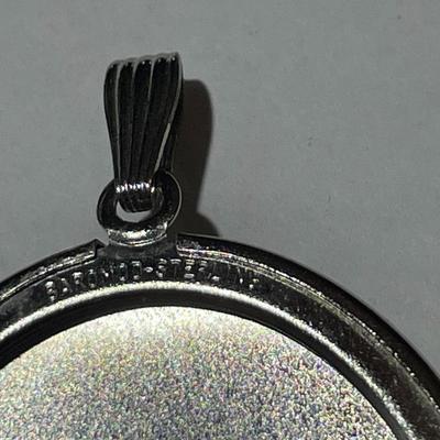 Vintage Large Baromod Sterling Silver .925 Locket/Pendant Preowned in Very Good Condition.