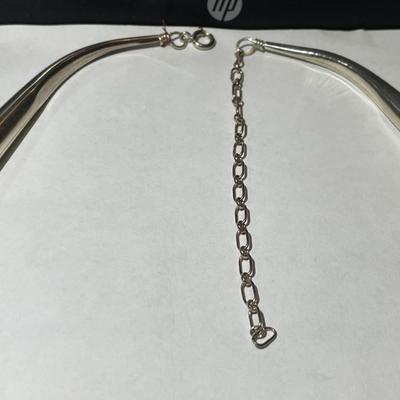 New Never Used Carolyn Pollack/Relios Liquid Sterling Silver 100-Strand Chain Adjustable Necklace 23"-26" (Jewelry #50).