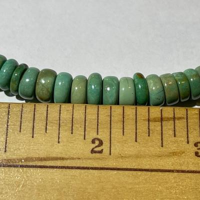 Jay King (DTR) Sterling Silver New Never Used Fashion Turquoise Beads 18"-20" Adjustable Necklace Preowned from an Estate....