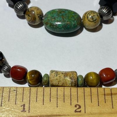 Jay King (DTR) Magnetic Clasps Sterling Silver New Never Used Fashion Beaded Interchangeable 24" Necklace or 17.5" Necklace...