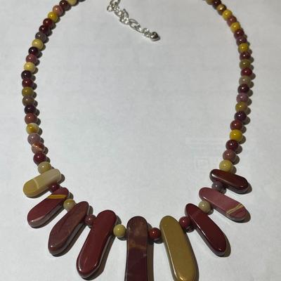 Jay King (DTR) Sterling Silver New Never Used Fashion Beaded 18"-20" Adjustable Necklace Preowned from an Estate. (Jewelry...
