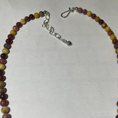 Jay King (DTR) Sterling Silver New Never Used Fashion Beaded 18"-20" Adjustable Necklace Preowned from an Estate. (Jewelry...