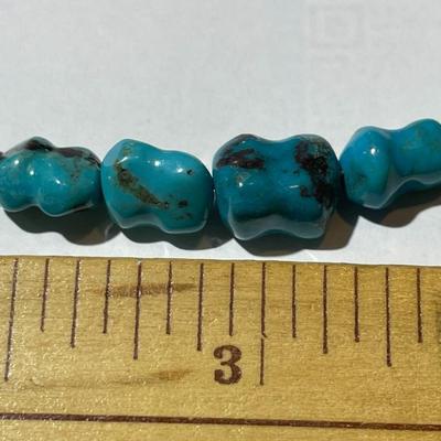 Jay King (DTR) Sterling Silver New Never Used Fashion Turquoise Beads 18"-20" Adjustable Necklace Preowned from an Estate....