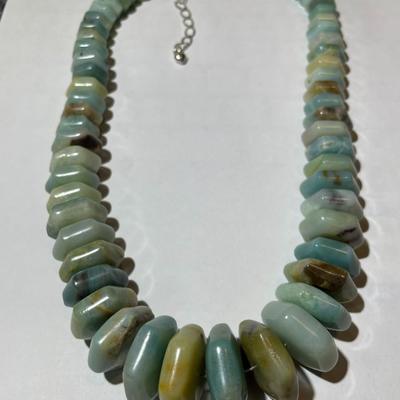 Jay King (DTR) Sterling Silver New Never Used Southwest Style Chunky Bead 18"-20" Adjustable Necklace Preowned from an Estate....