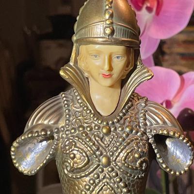 Vintage/Antique Art Deco Chiparus Statue on a Marble Base 15.50" Tall Missing Hands Preowned from an Estate as Pictured.