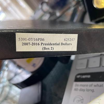 SET OF (20) 2007-2016 PRESIDENTIAL DOLLARS IN UNCIRCULATED CONDITION BOX-2 ($20 FACE VALUE) AS PICTURED.