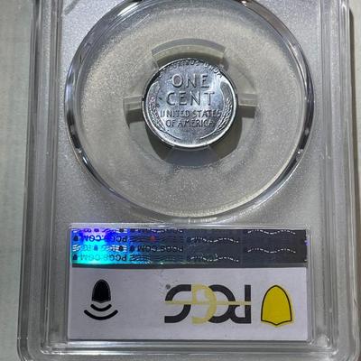 PCGS CERTIFIED 1943-S MS65 LINCOLN WARTIME CENT AS PICTURED.