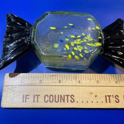 Vintage Hand-Blown Art Glass Hard Candy Decor in New Never Used Condition.