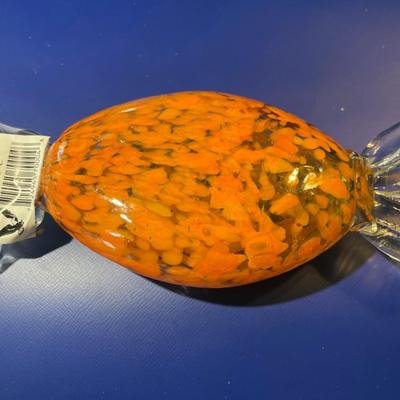 Vintage Hand-Blown Art Glass Hard Candy Decor in New Never Used Condition.