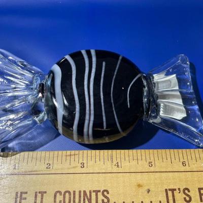 Vintage Hand-Blown Art Glass Hard Candy Decor in New Never Used Condition.