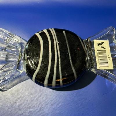 Vintage Hand-Blown Art Glass Hard Candy Decor in New Never Used Condition.