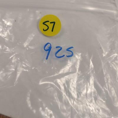 Sterling Silver and Stone Bracelet- Total Weight Approx 24.3 Grams (#57)