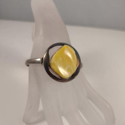 Sterling Silver and Stone Bracelet- Total Weight Approx 24.3 Grams (#57)