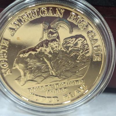 North American Big Game Super Slam Proofs Bison/Bighorn Sheep/Grizzly Bear/White Tailed Deer