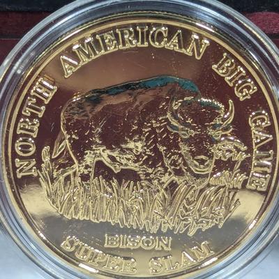 North American Big Game Super Slam Proofs Bison/Bighorn Sheep/Grizzly Bear/White Tailed Deer