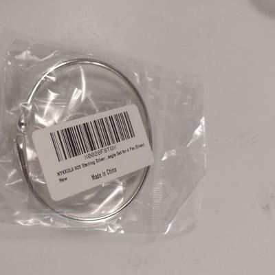 Sterling Silver Necklace, Bracelet, and Earring Set- Approx 26.4 Grams (#59)