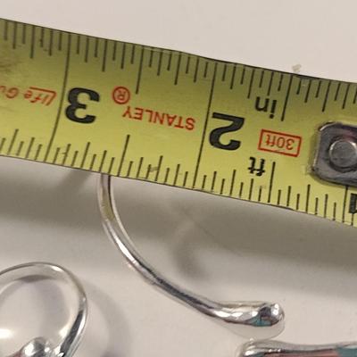 Sterling Silver Necklace, Bracelet, and Earring Set- Approx 26.4 Grams (#59)