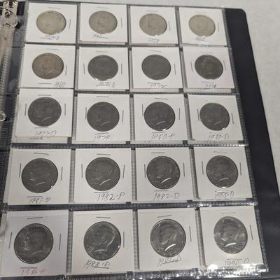 20 - Kennedy Half Dollars 1960's to 1990's