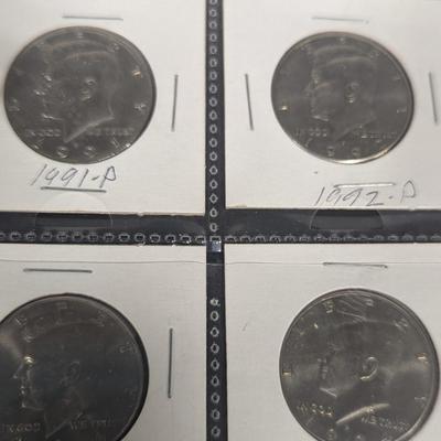 18 - Kennedy Half Dollars 1990's - 2017
