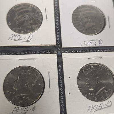18 - Kennedy Half Dollars 1990's - 2017
