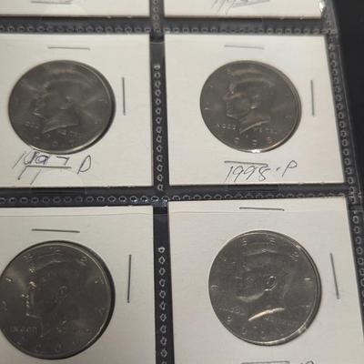 18 - Kennedy Half Dollars 1990's - 2017
