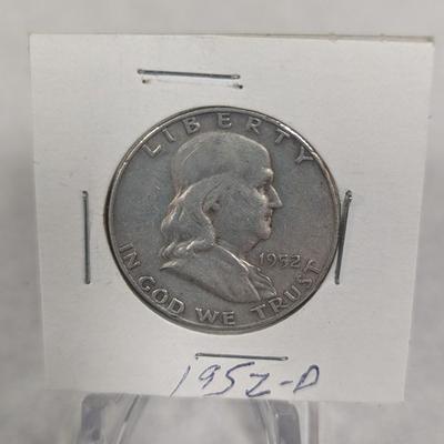 1952 D Franklin Half Dollar