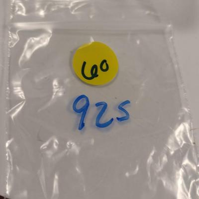 Three Sterling Silver and Stone Rings- Approx Total Weight 16.7 Grams (#60)