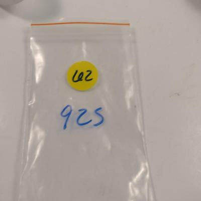 Three Sterling Silver and Stone Rings- Approx Total Weight 21.1 Grams (#62)