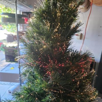 Fiber Optic Christmas Tree Changing color lights