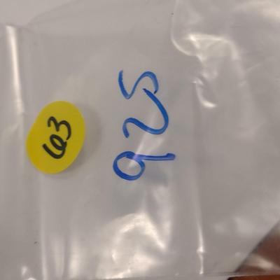 Three Sterling Silver and Stone Rings- Approx Total Weight 10.3 Grams (#63)