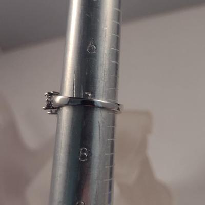 Three Sterling Silver and Stone Rings- Approx Total Weight 10.3 Grams (#63)