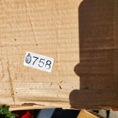 Lot of 9 Christmas Decor Plants and Trees