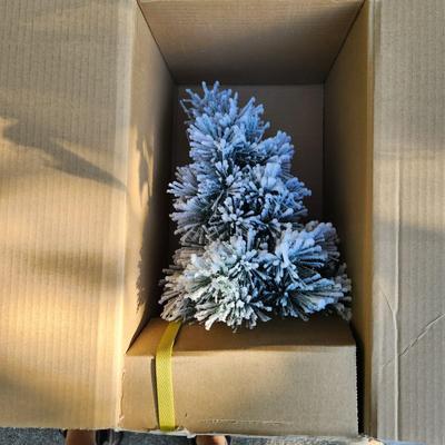 Lot of 9 Christmas Decor Plants and Trees