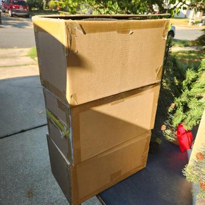 Lot of 9 Christmas Decor Plants and Trees