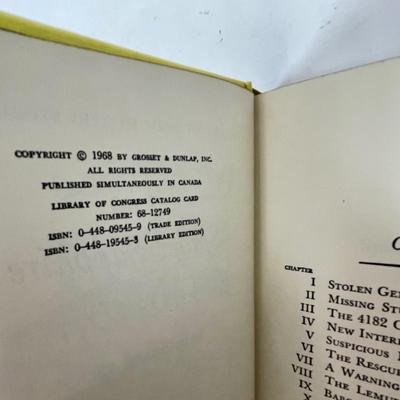 Lot of 2 Nancy Drew Mystery Stories hardback books #44 & #45 1967 & 1968