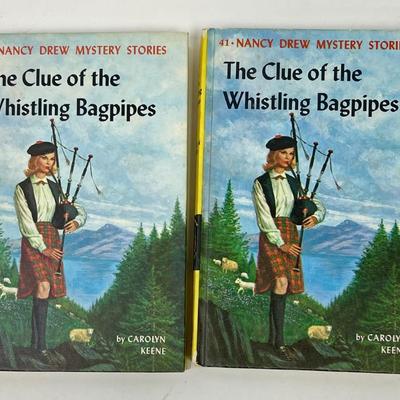 Lot of 2 of same book Nancy Drew Mystery Stories hardback #41 1964