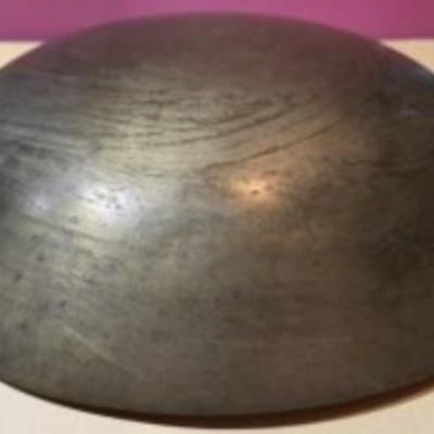 Chinese Solid Brass Etched Bowl 8.75" Diameter Preowned Made in China in Good Condition.