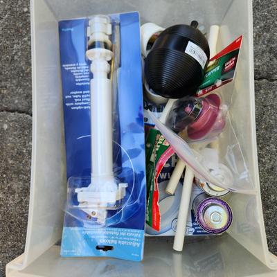 Large Tools Household Hardware Lot, Organizers, Tool Totes, Plumbing , Tire Gauges