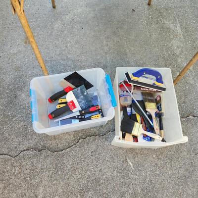 Painting, Tools, Gas Tank , Car Jumper, and More Lot