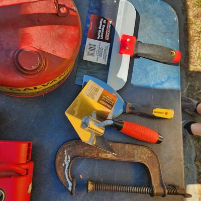 Painting, Tools, Gas Tank , Car Jumper, and More Lot