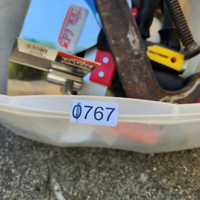 Painting, Tools, Gas Tank , Car Jumper, and More Lot