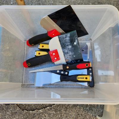 Painting, Tools, Gas Tank , Car Jumper, and More Lot