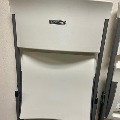 Pair of Lifetime Folding Chairs