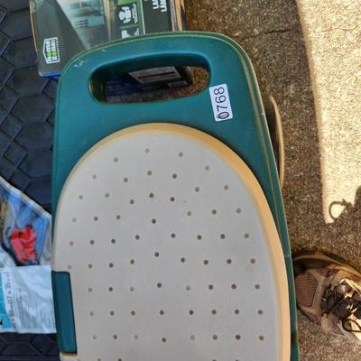 Garden Seats , Led Security Light NIB, 2 Step Guard Boot Shoe Trays