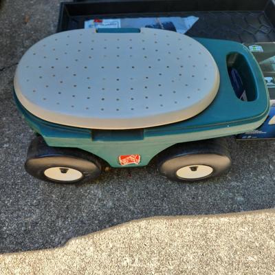 Garden Seats , Led Security Light NIB, 2 Step Guard Boot Shoe Trays